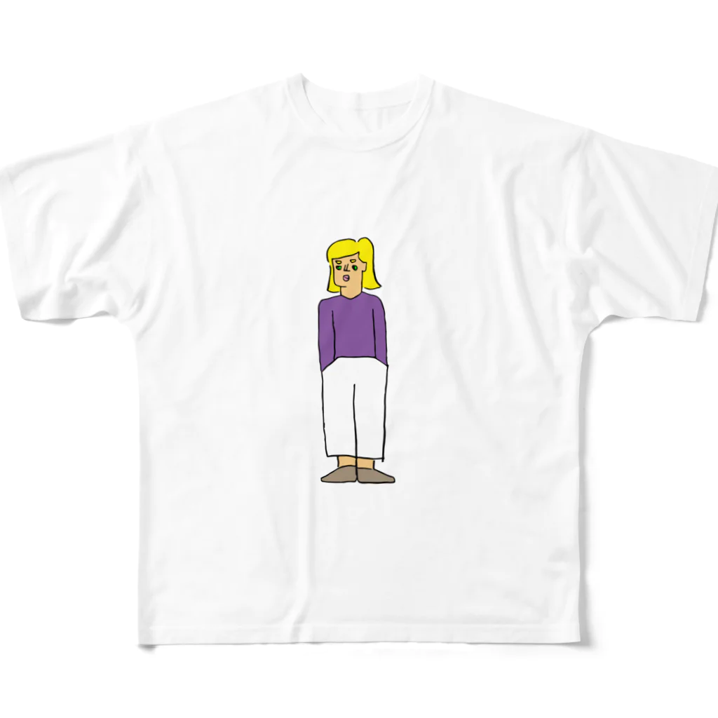 fantasiafantasistaのgirl All-Over Print T-Shirt