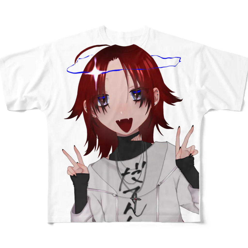 本日未明の堕天使V All-Over Print T-Shirt