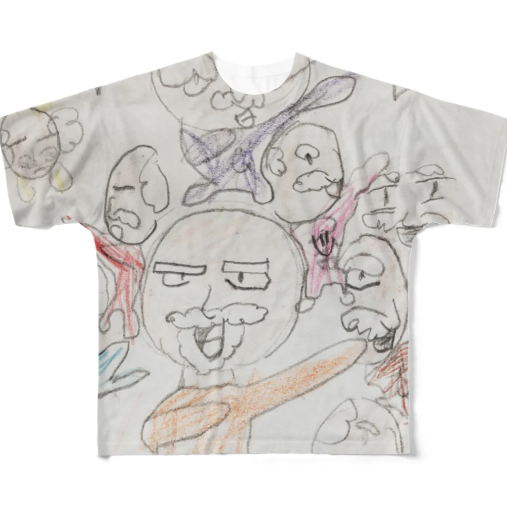 pandastanceのヤバイらくがき All-Over Print T-Shirt