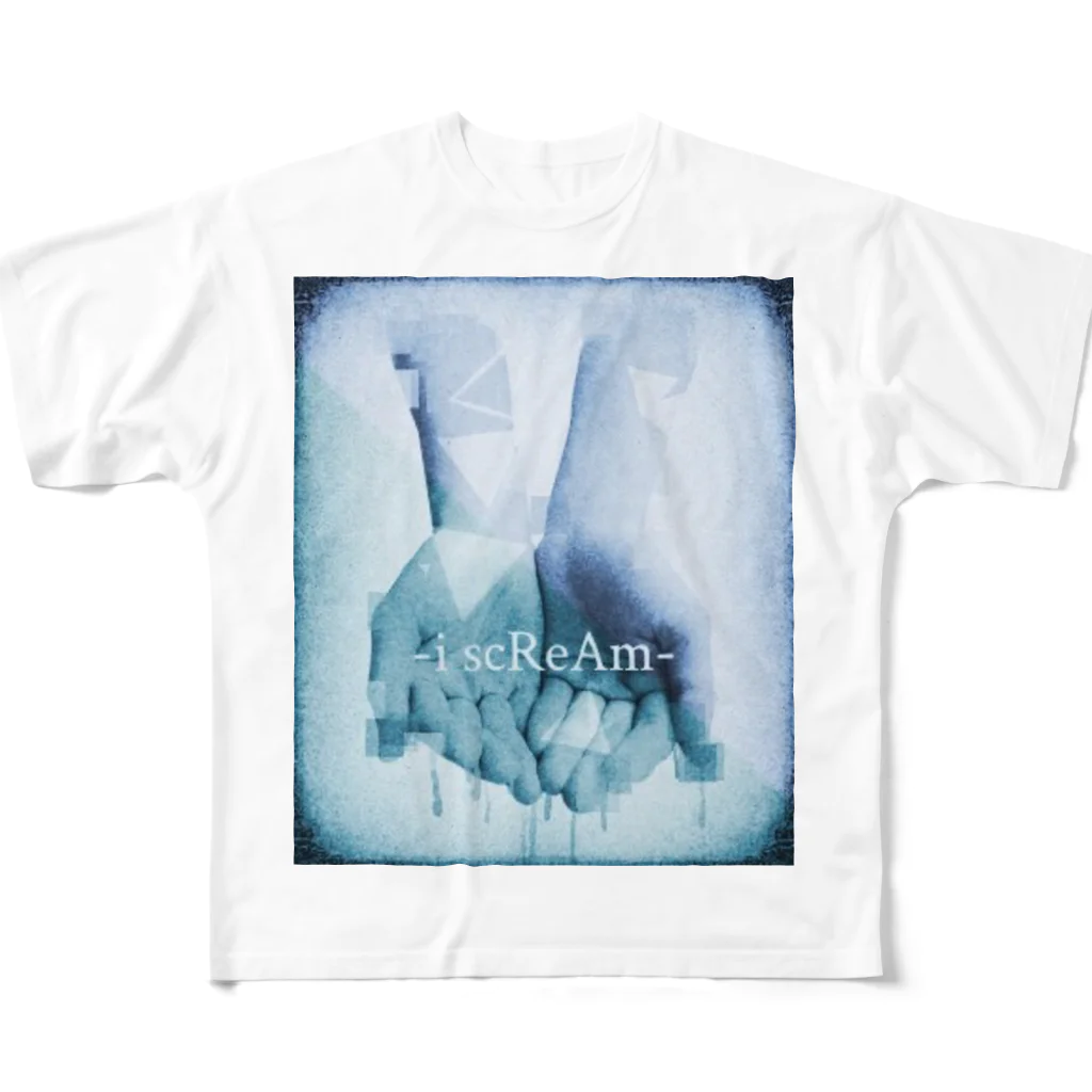 iscReAmのi scReAm(hand) All-Over Print T-Shirt