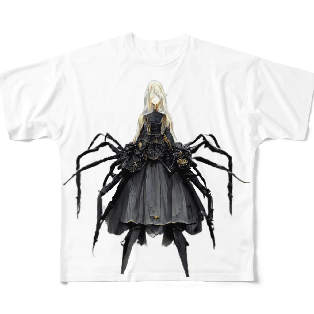 Valkyrie Arsenal（doll・かわいいアイテム)のFantasy:05 Arachne(アラクネA) All-Over Print T-Shirt