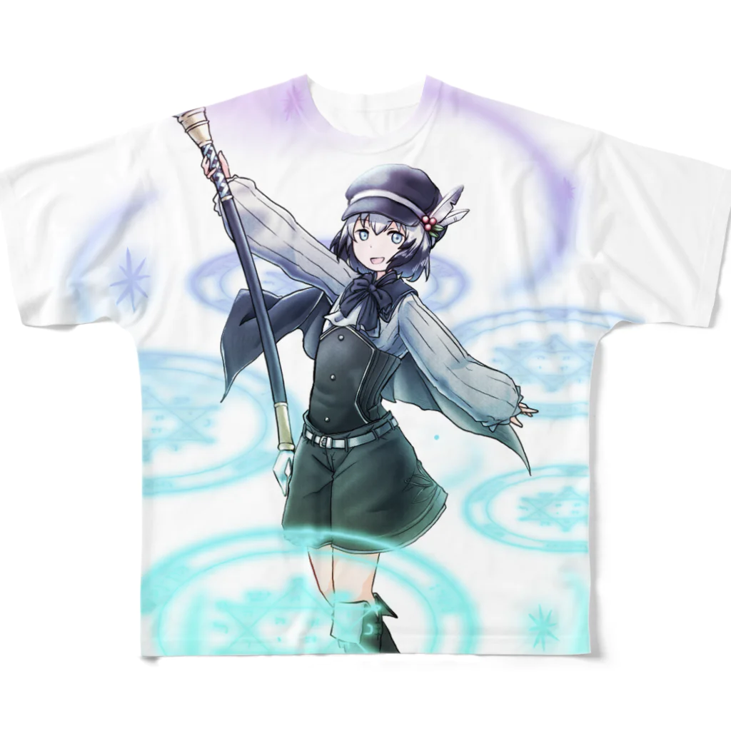 セキレイの絵師セキレイのオリジナルグッズ フルグラフィックTシャツ