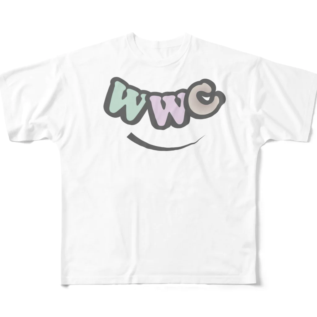 DEEPDRILLEDWELL@井戸の中のWWC アイテム All-Over Print T-Shirt