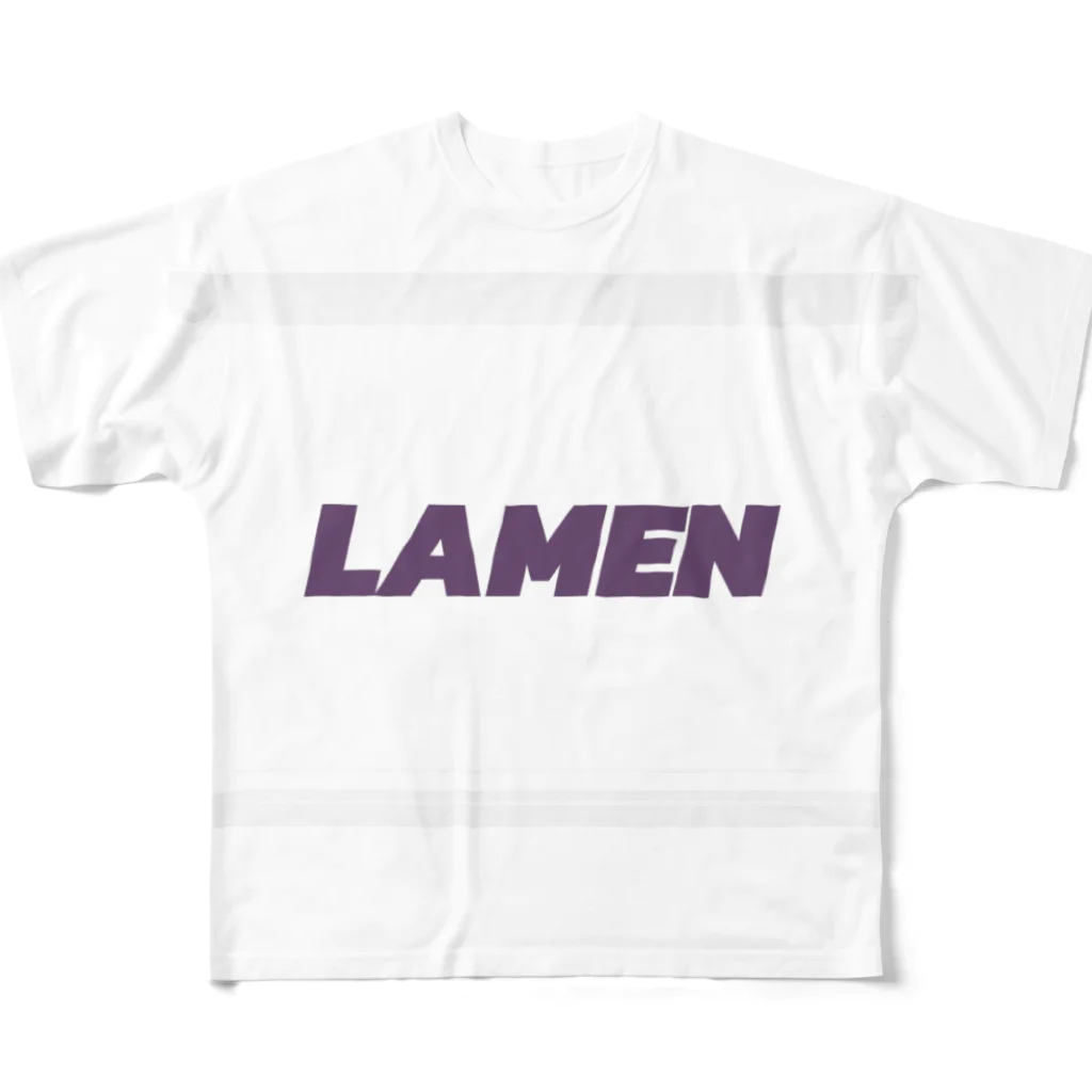 【らーめん TOKEN】のLAMEN フルグラフィックTシャツ