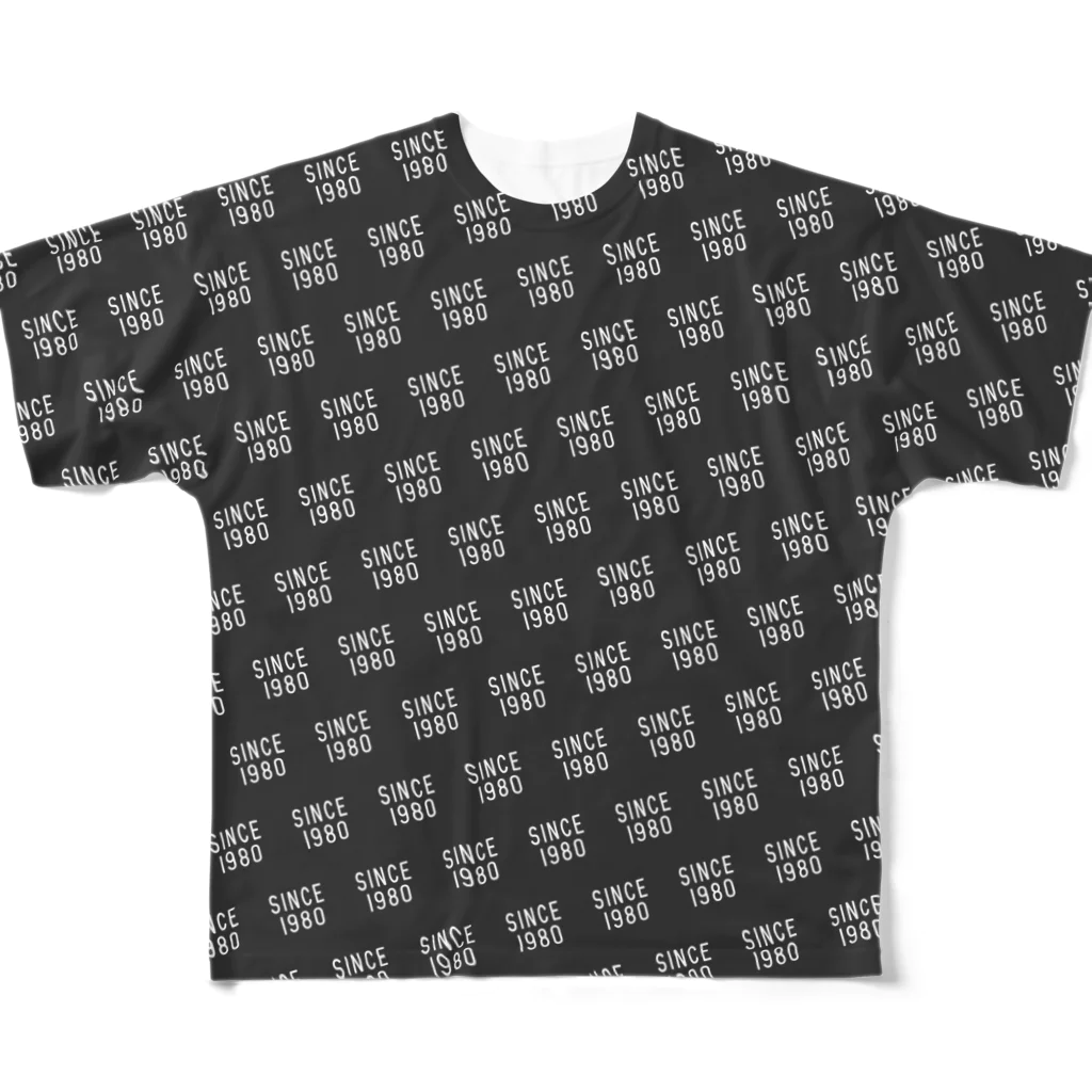 がるのお店のSINCE1980 pattern All-Over Print T-Shirt