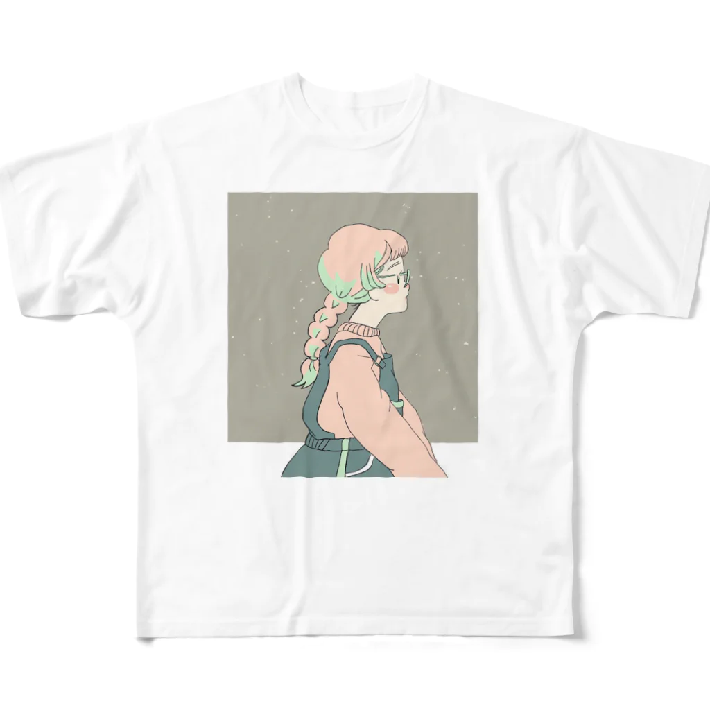 TaiYakiのよこ フルグラフィックTシャツ