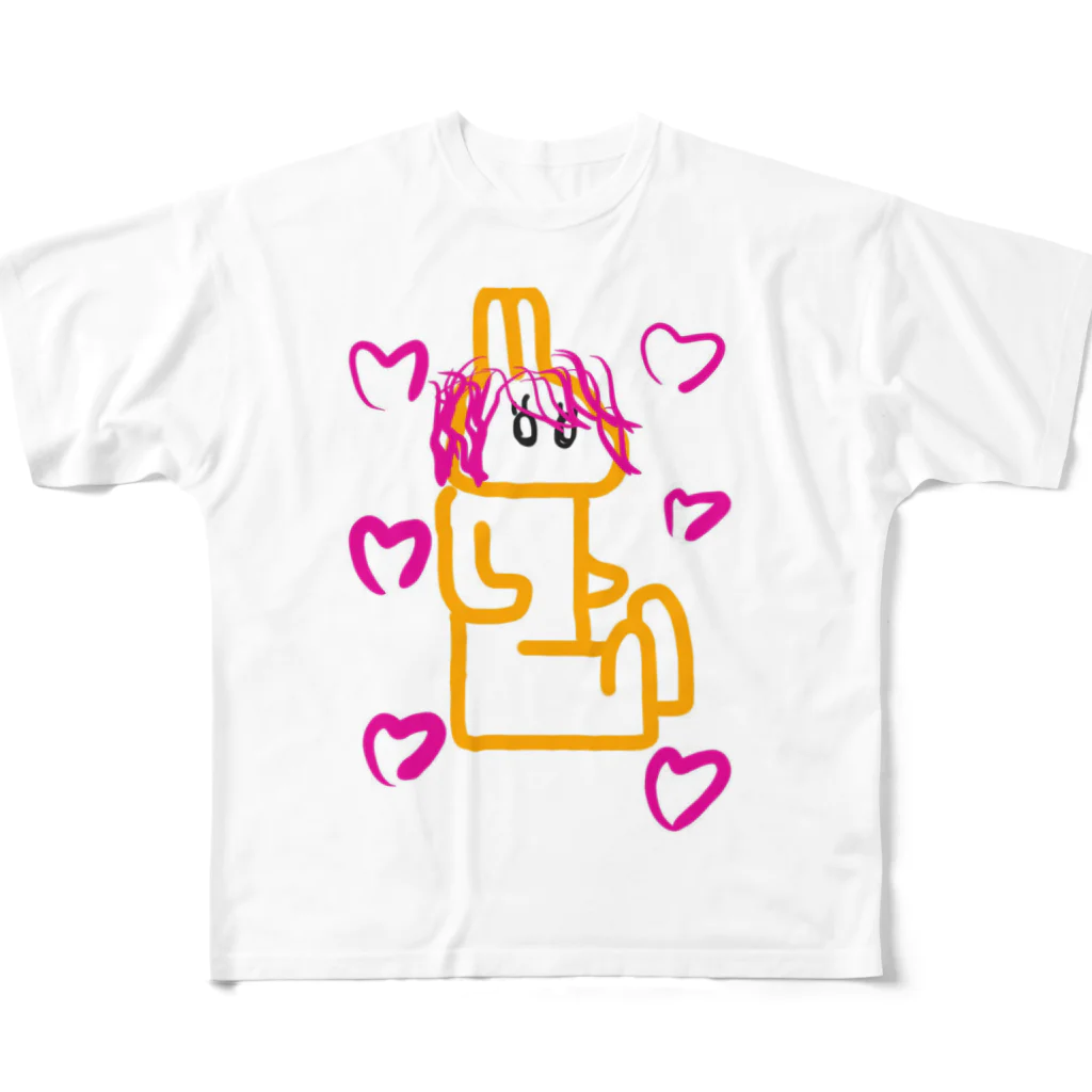 rapunzel0729のかわいい フルグラフィックTシャツ