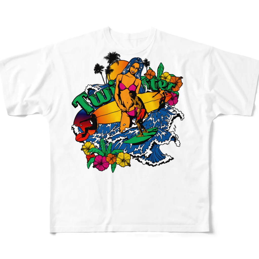 JOKERS FACTORYのTWISTER フルグラフィックTシャツ