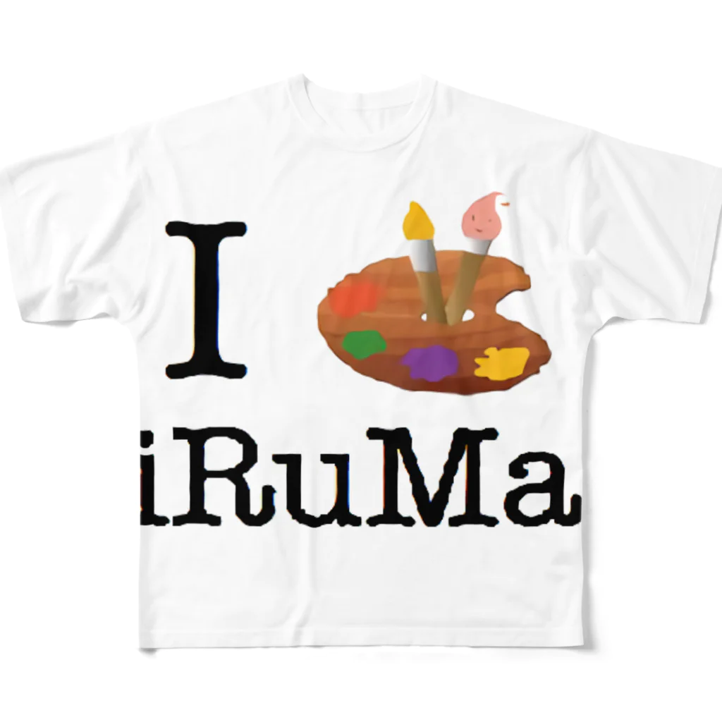 アートの輪のiArtiRuMa フルグラフィックTシャツ