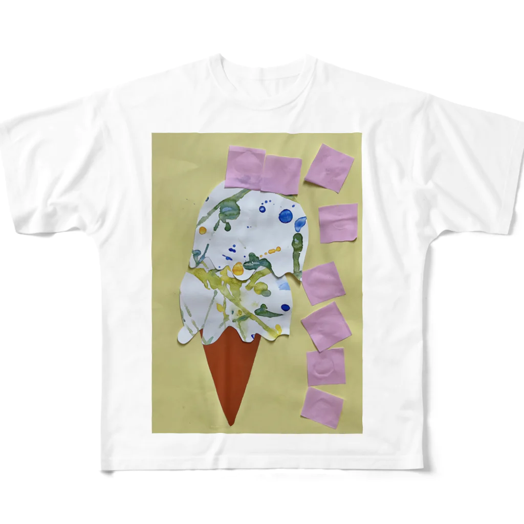 親バカショップのアイスクリーム All-Over Print T-Shirt