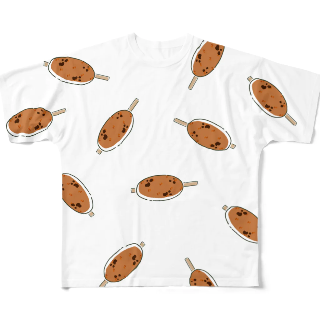 cocoの五平餅　いっぱい All-Over Print T-Shirt