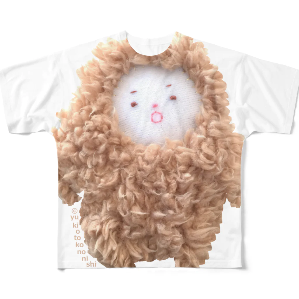 vagのゆきおとこのにしくん【ほよよ口】 フルグラフィックTシャツ