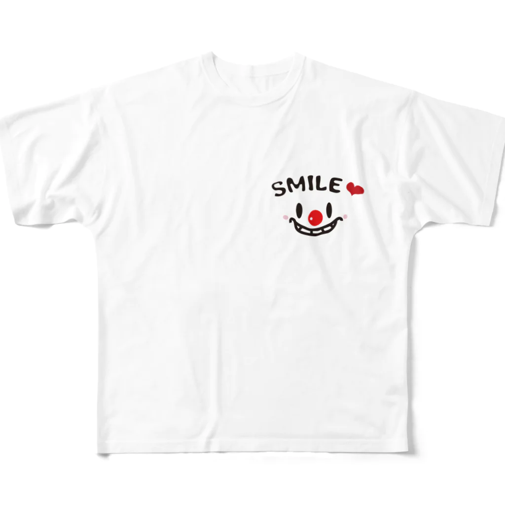 かこ未来のsmileグッズ フルグラフィックTシャツ