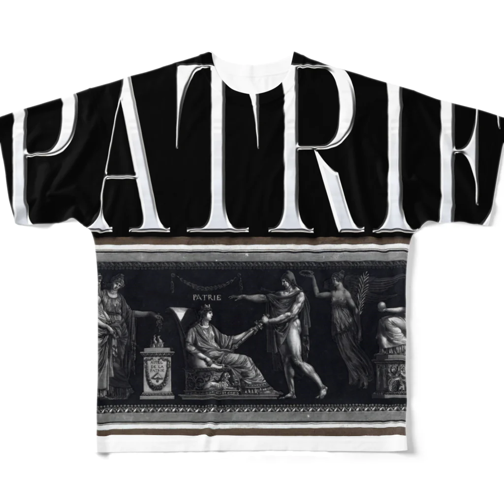 PALA's SHOP　cool、シュール、古風、和風、のPATRIE Ⅱ フルグラフィックTシャツ