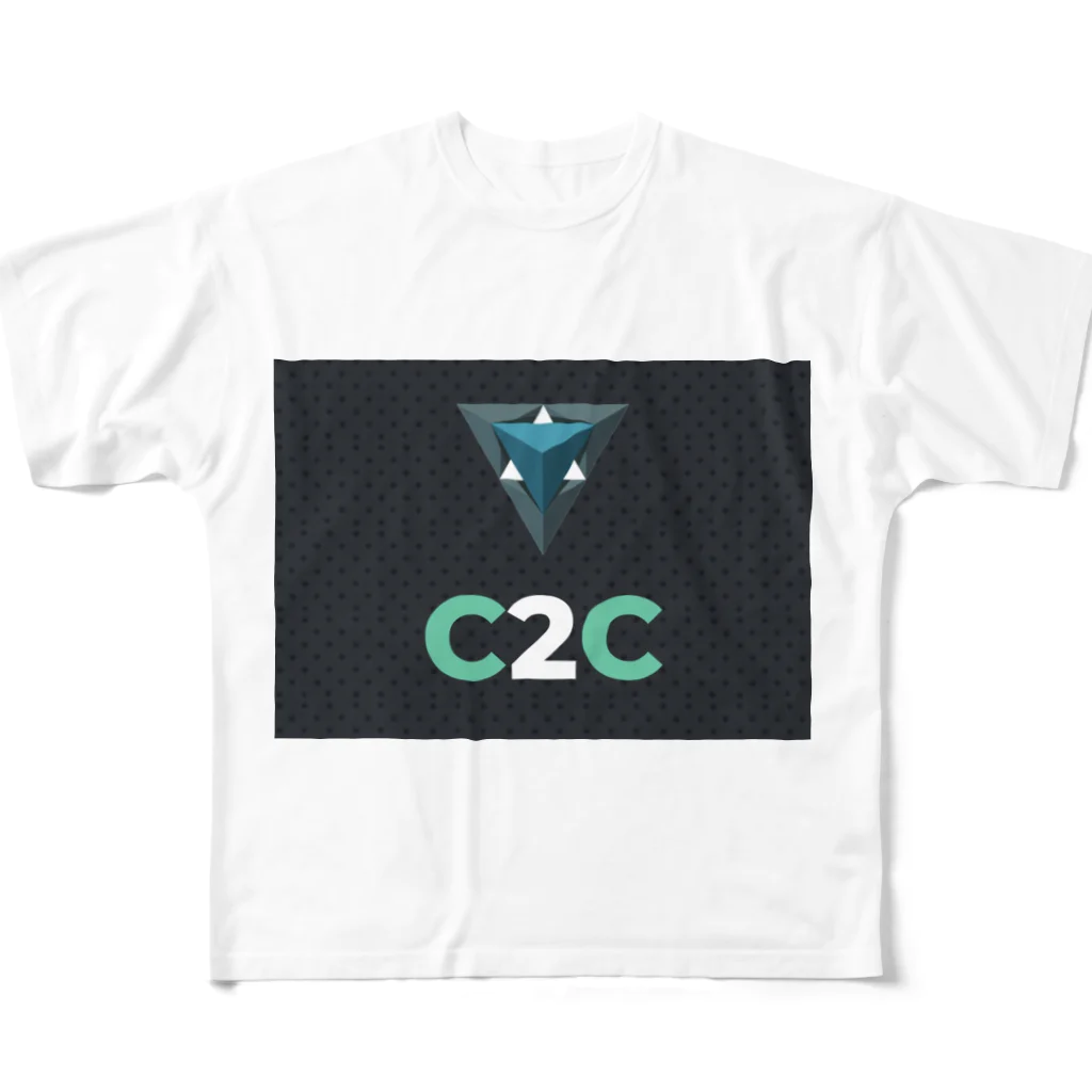 The C2C TokenのC2C フルグラフィックTシャツ