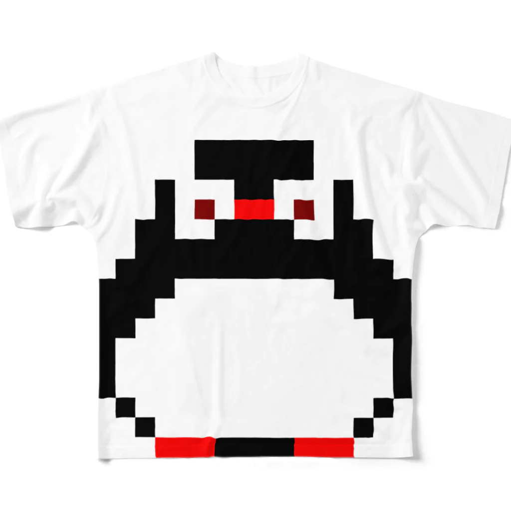 ヤママユ(ヤママユ・ペンギイナ)の16bit Gentoo All-Over Print T-Shirt