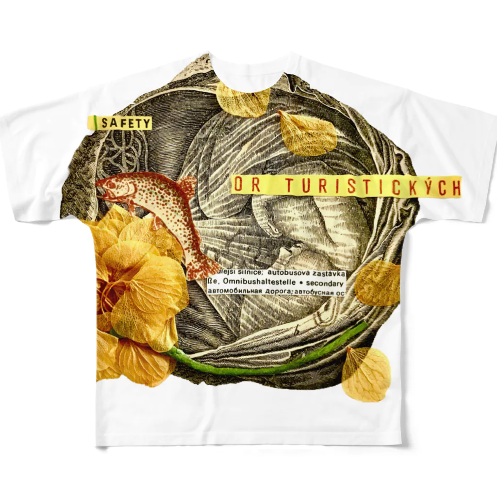 nemunoki paper itemのFetus All-Over Print T-Shirt