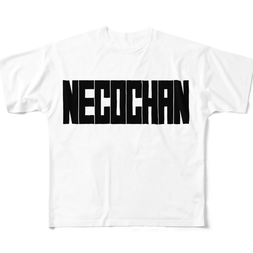 黒猫飯店(柏駅前店)のNECOCHAN フルグラフィックTシャツ