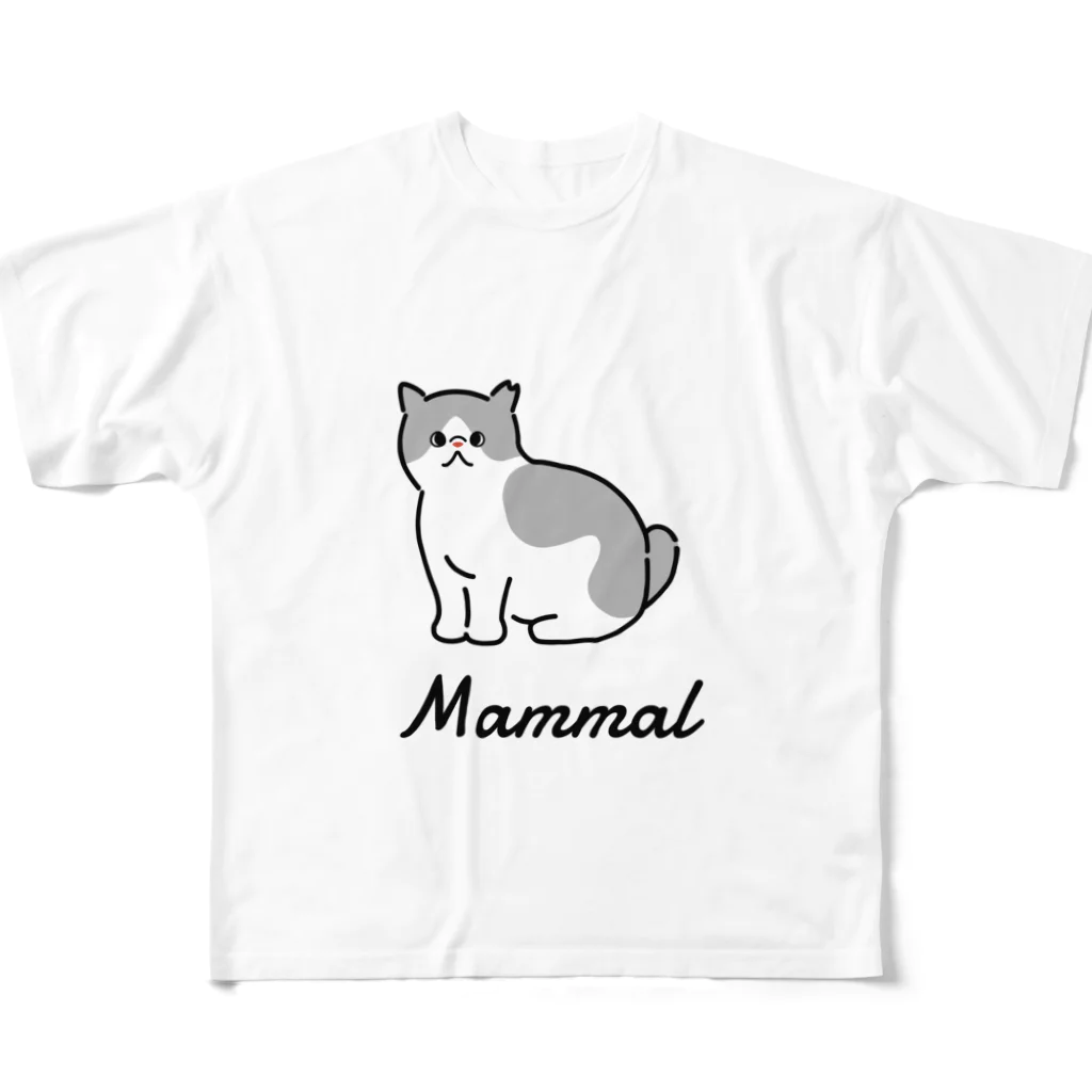 うちのこメーカーのMammal フルグラフィックTシャツ
