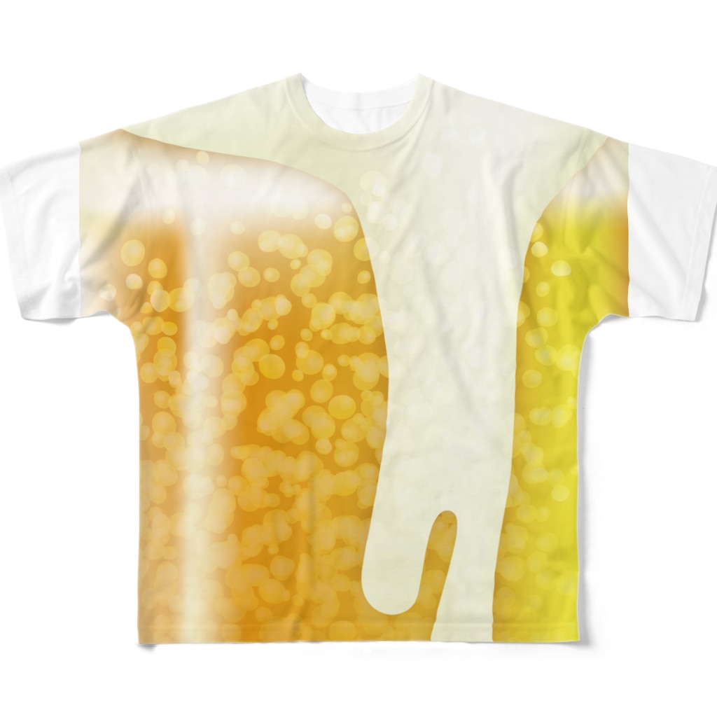 chicodeza by suzuriのビール好きの為に All-Over Print T-Shirt