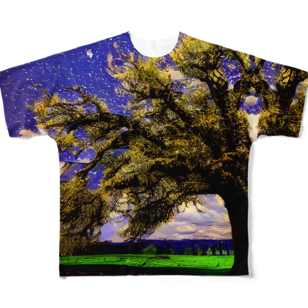 ゴッホの木のゴッホの木#15 フルグラフィックTシャツ