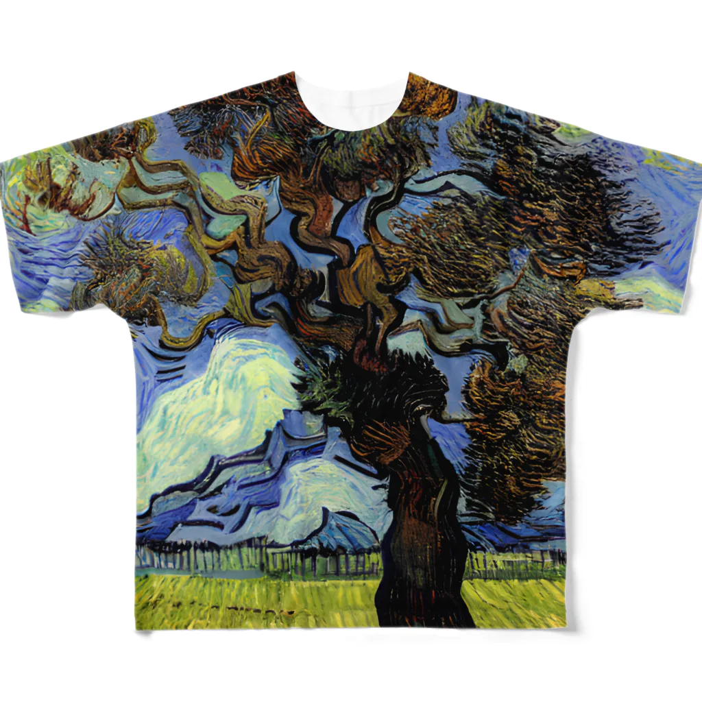 ゴッホの木のゴッホの木#31 フルグラフィックTシャツ