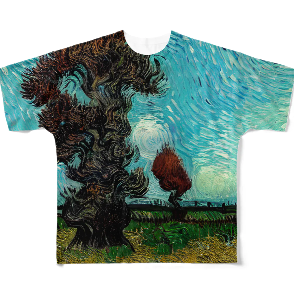 ゴッホの木のゴッホの木#204 All-Over Print T-Shirt