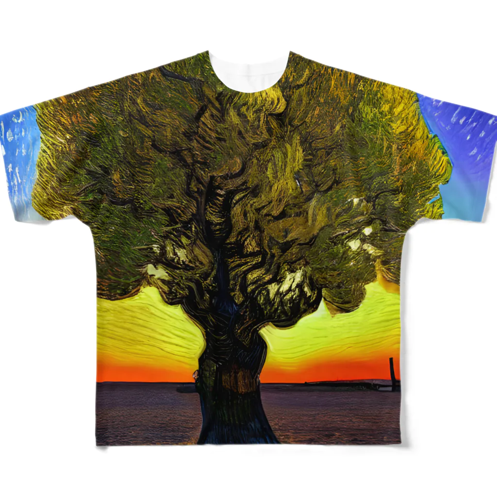ゴッホの木のゴッホの木#211 All-Over Print T-Shirt