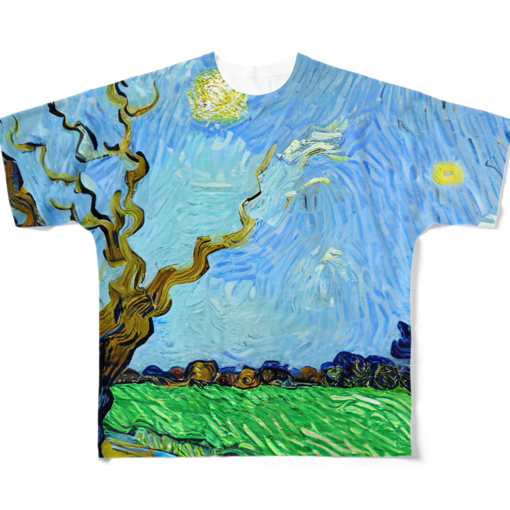 ゴッホの木のゴッホの木#354 フルグラフィックTシャツ