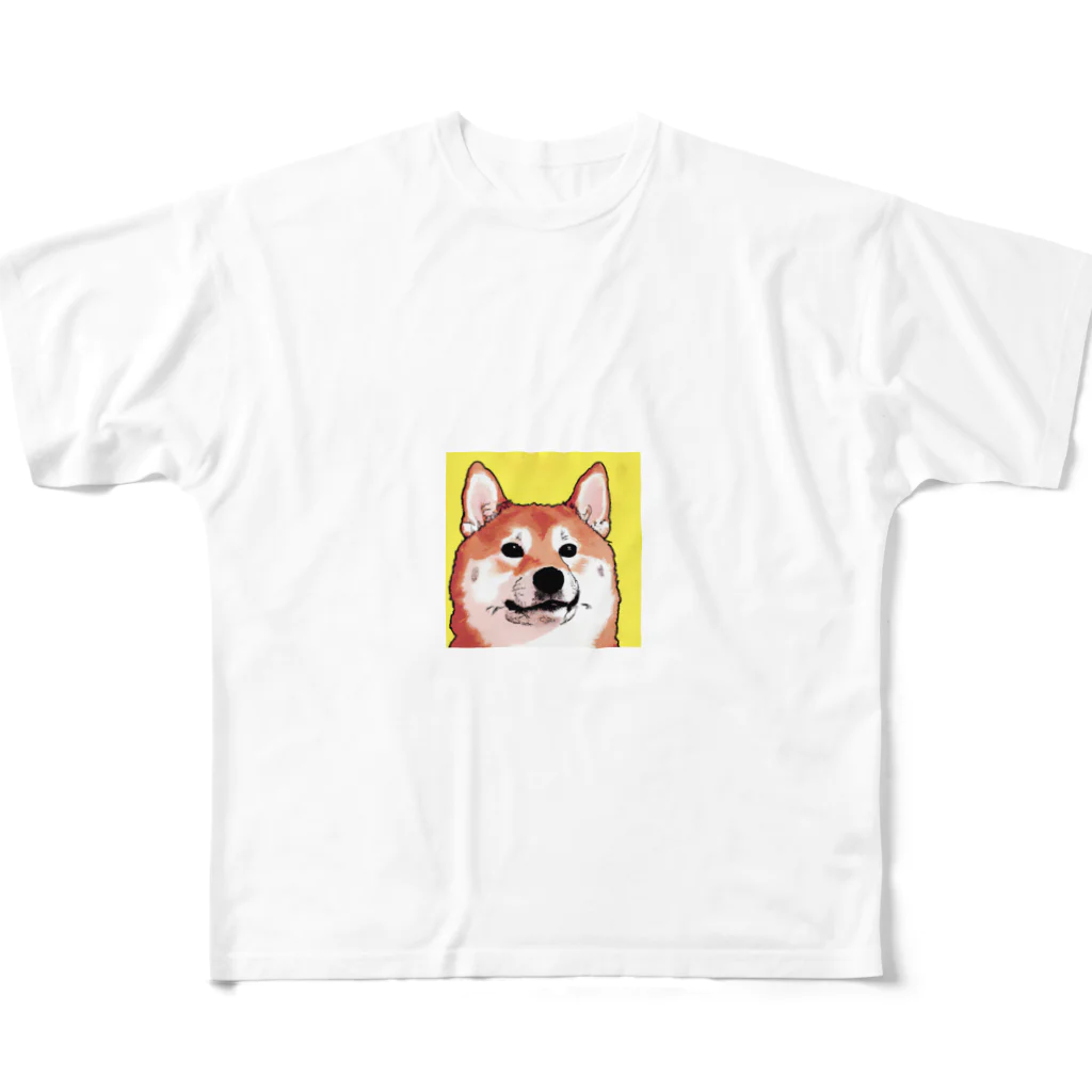 Shibainuteikokuのコミック柴犬2 フルグラフィックTシャツ