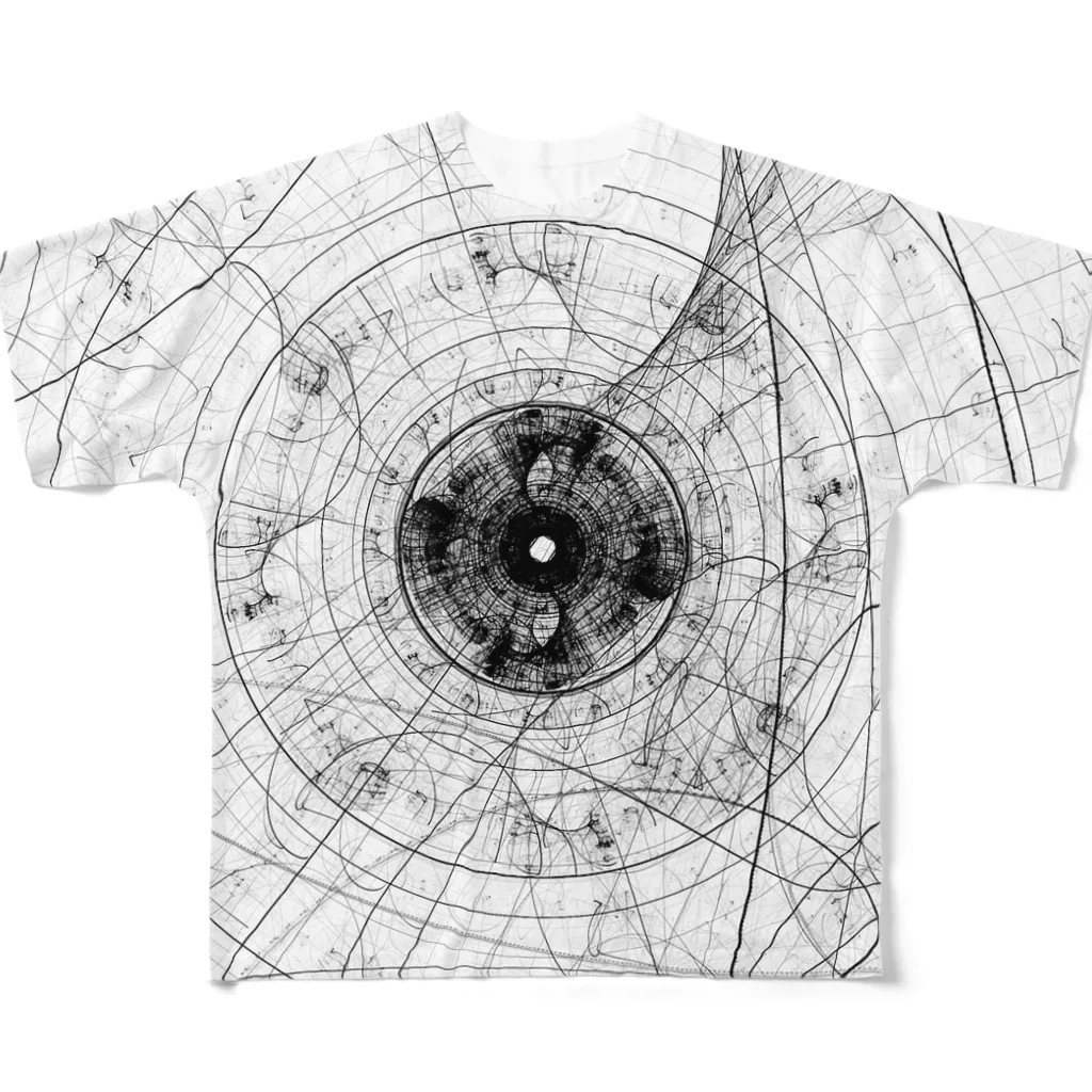 WekkiiのChaos-10 All-Over Print T-Shirt