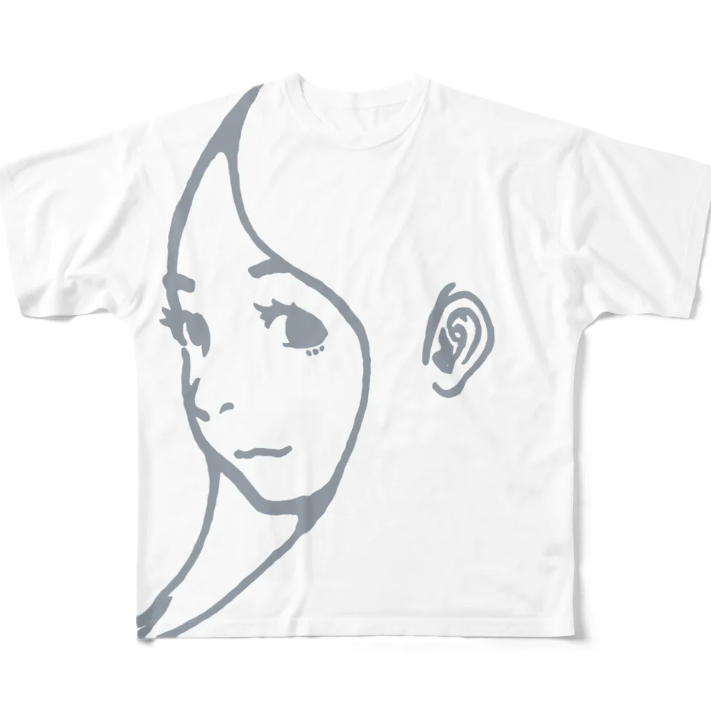 わのYoko_R フルグラフィックTシャツ