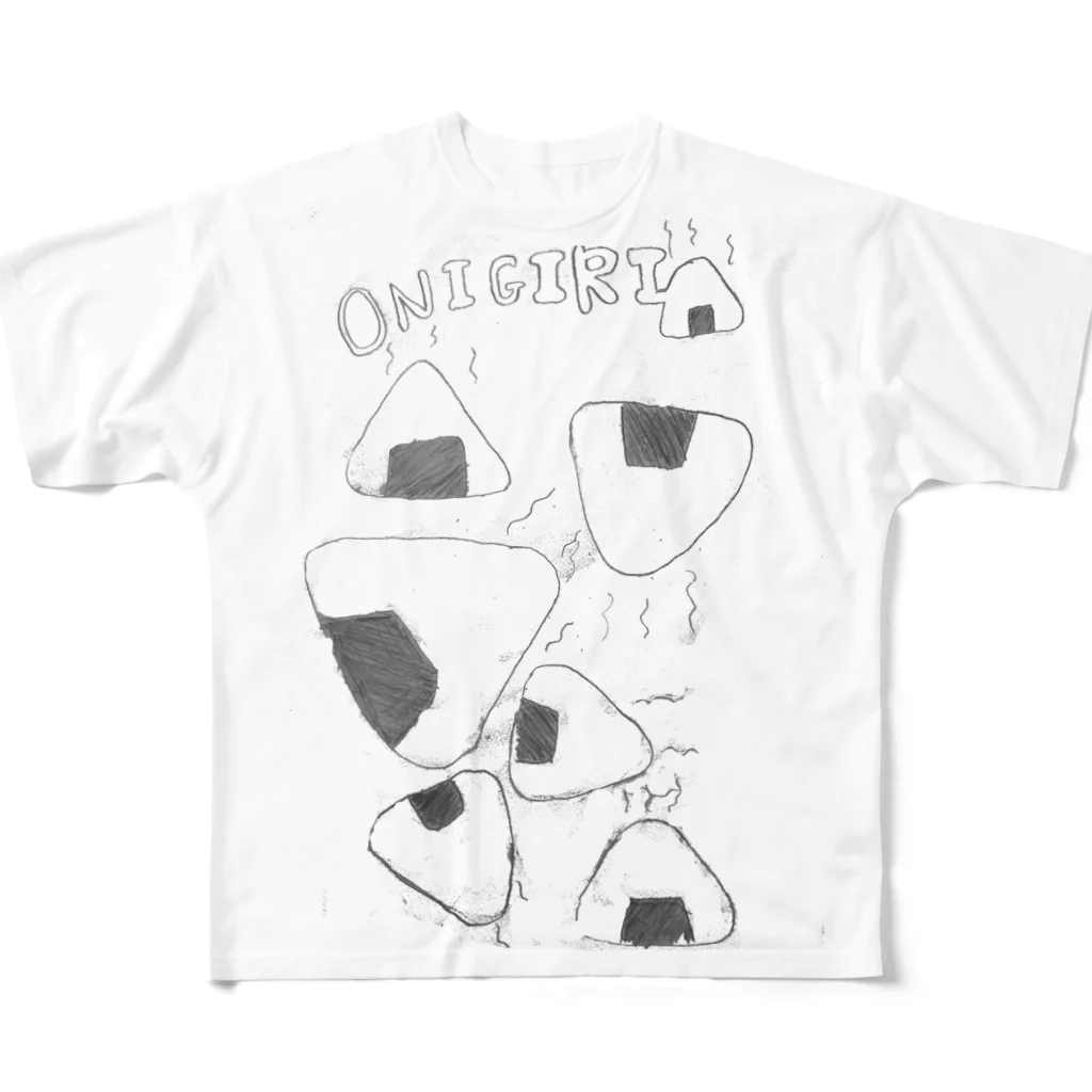 時計(&friends)のONIGIRI T フルグラフィックTシャツ