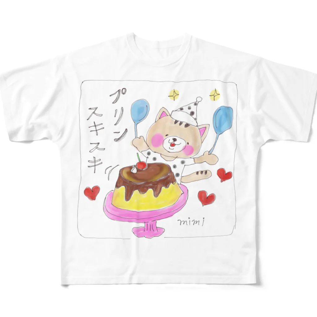 mimiサミシガリータのプリンスキスキ！！ フルグラフィックTシャツ