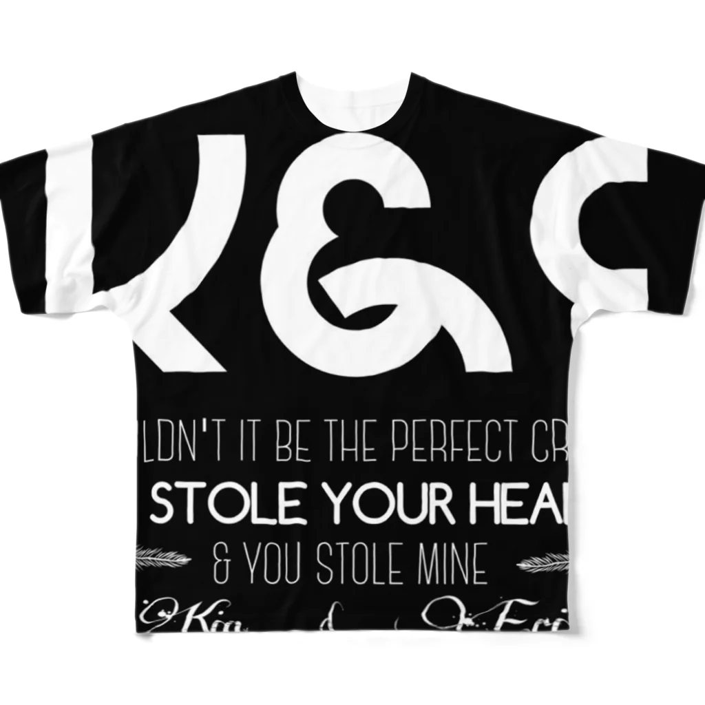 GUTSUのK&E All-Over Print T-Shirt