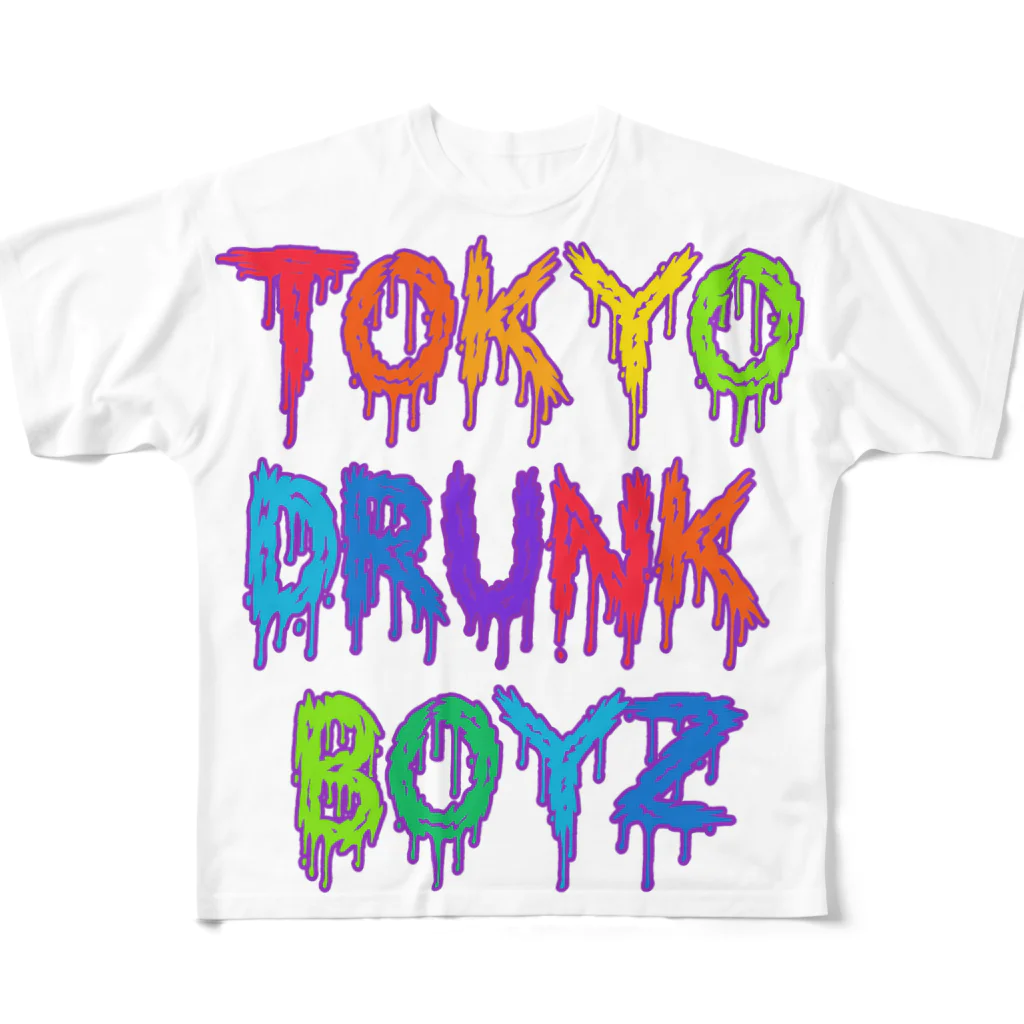 BUNKYO TRIBE’SのTDB “hebereke” tee All-Over Print T-Shirt