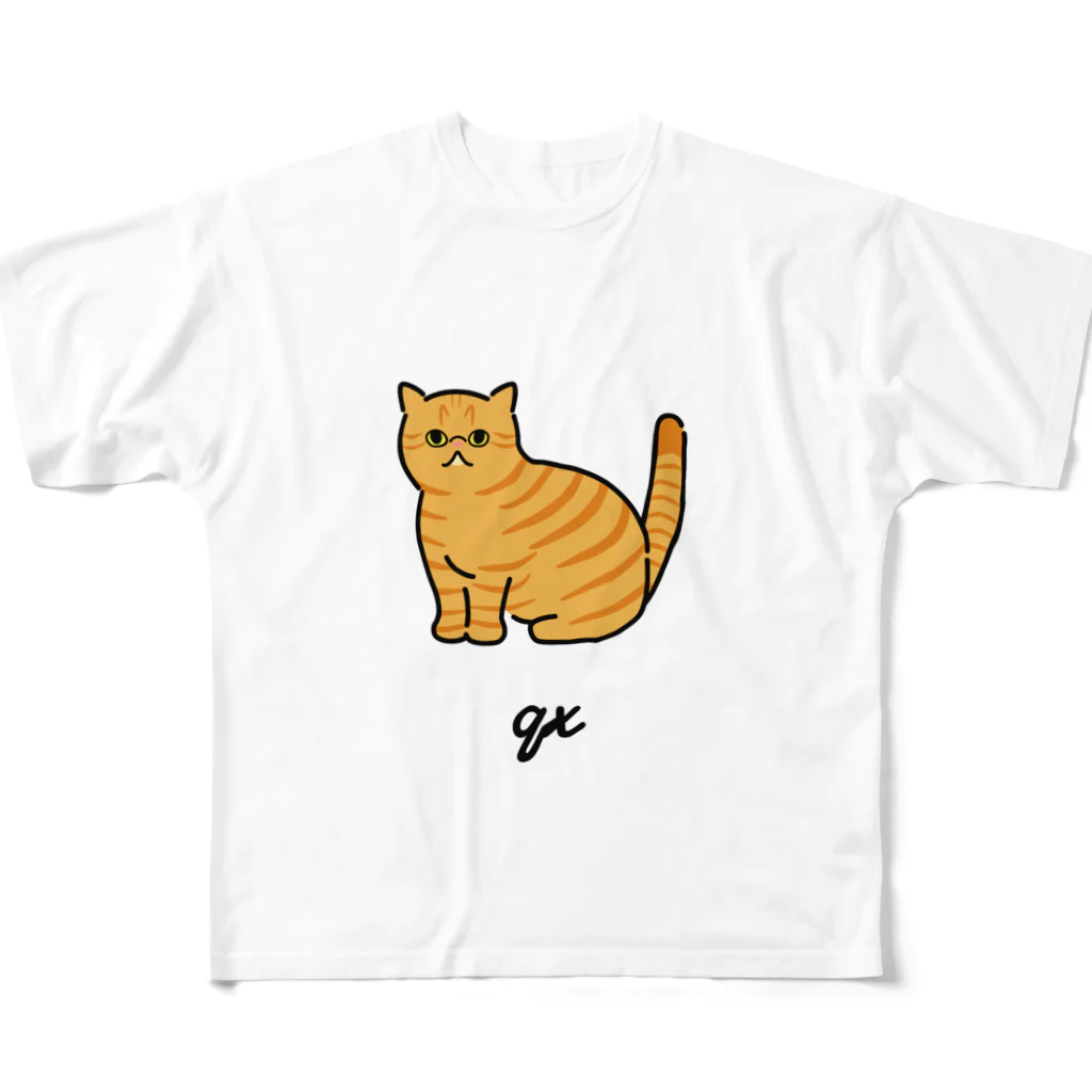 うちのこメーカーのqx フルグラフィックTシャツ