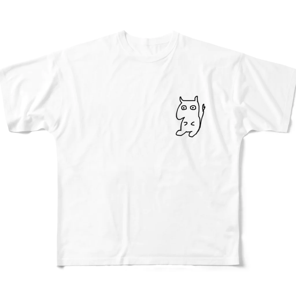 なるとんショップのむーとん All-Over Print T-Shirt