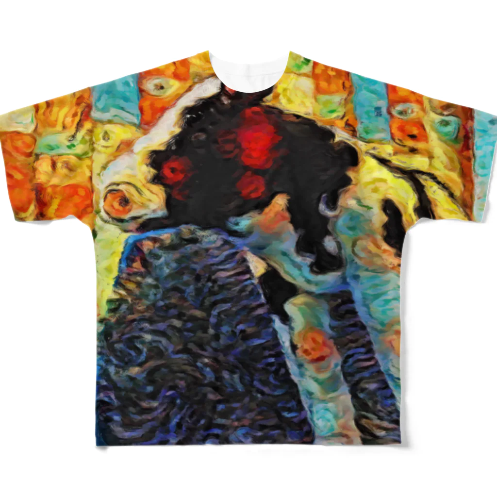 NanMoSaのうしたろうカラフル All-Over Print T-Shirt