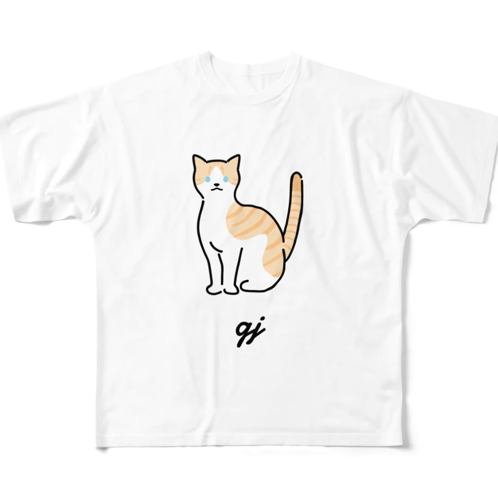 うちのこメーカーのgj フルグラフィックTシャツ