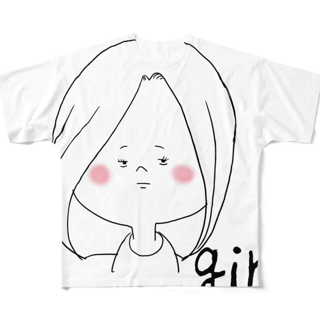 keccoのおんなのこ All-Over Print T-Shirt