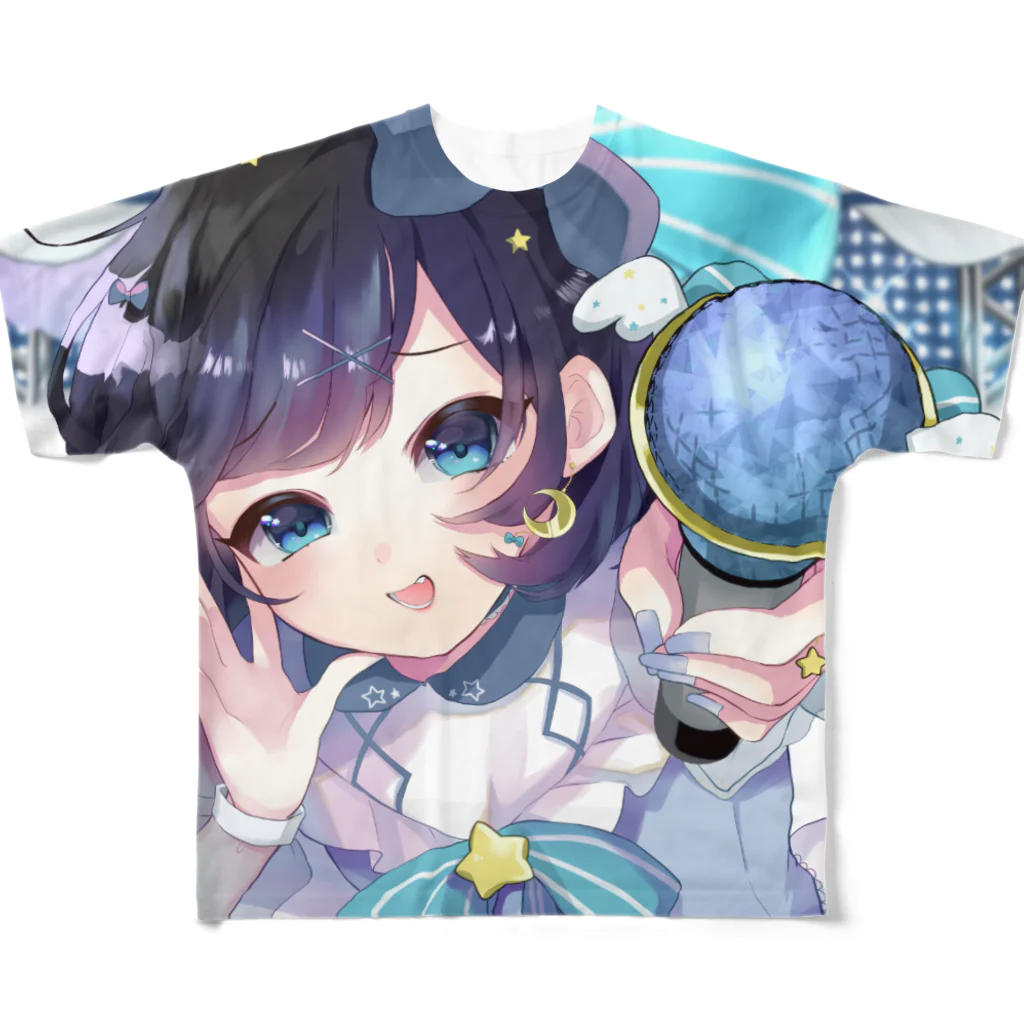 ゆめみうつつ🌠💭個人Vtuberのゆめみうつつバーン！Tシャツ All-Over Print T-Shirt