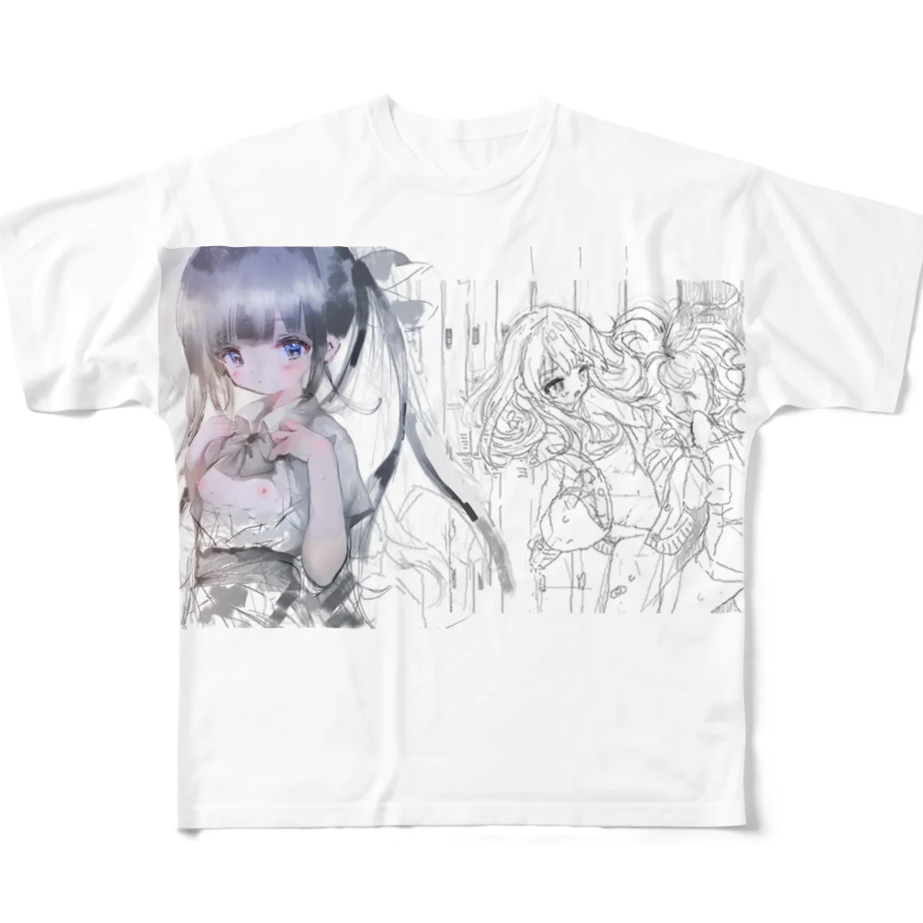 あかちゃんにんげんのきがえ All-Over Print T-Shirt