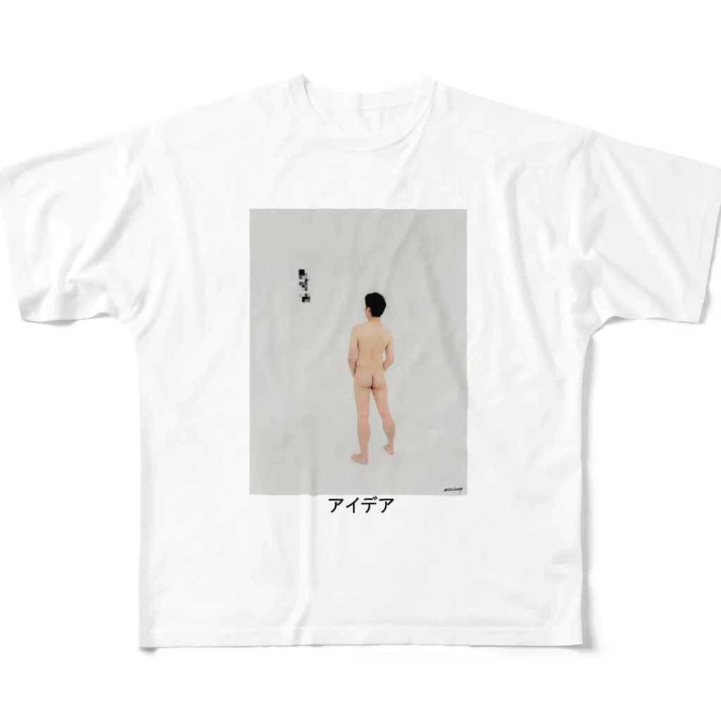 点在する展示空間の『アイデア』 All-Over Print T-Shirt