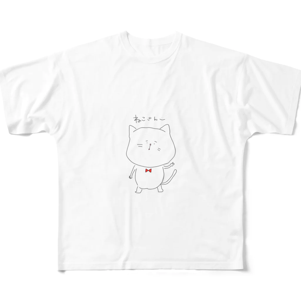 ステボシ みっちょん。のねこさん All-Over Print T-Shirt