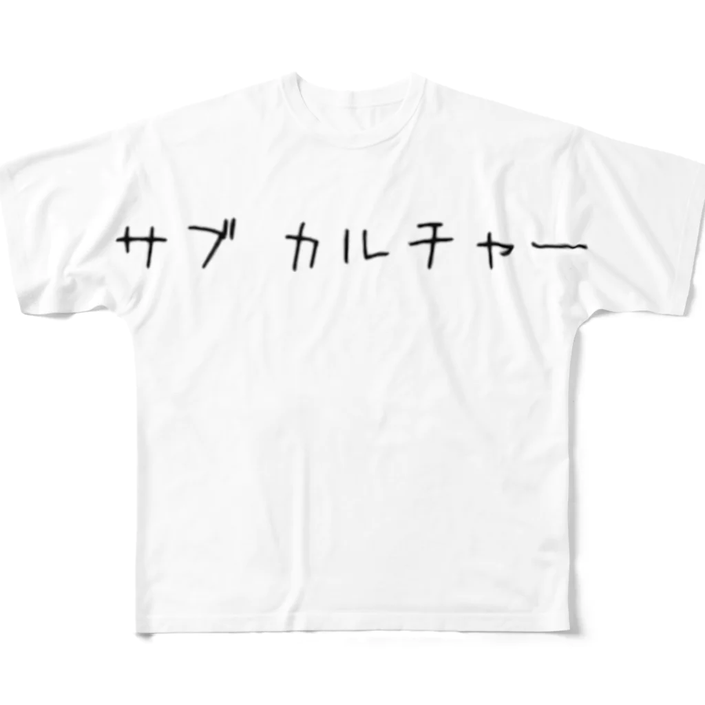 K_Aのサブカル フルグラフィックTシャツ