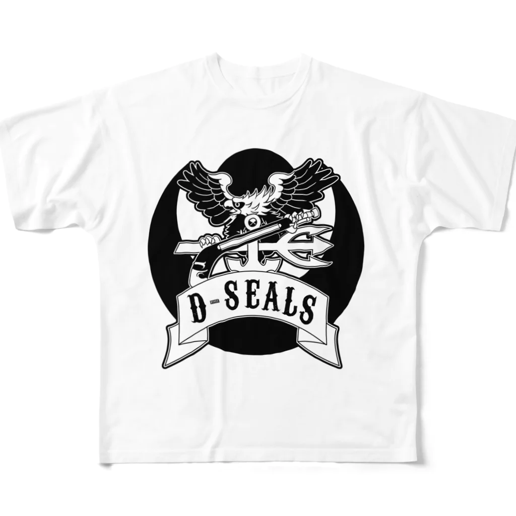 d-sealsのD-SEALS公式背景なし フルグラフィックTシャツ