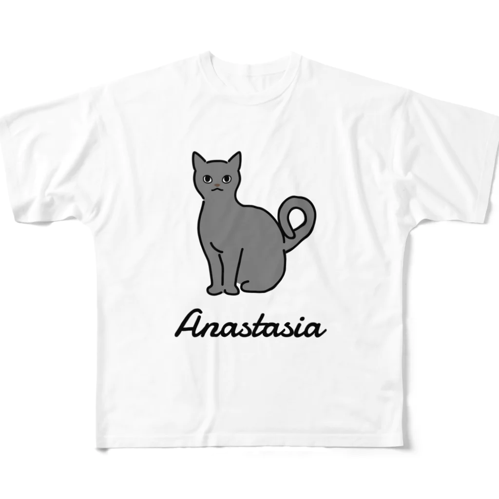 うちのこメーカーのAnastasia フルグラフィックTシャツ