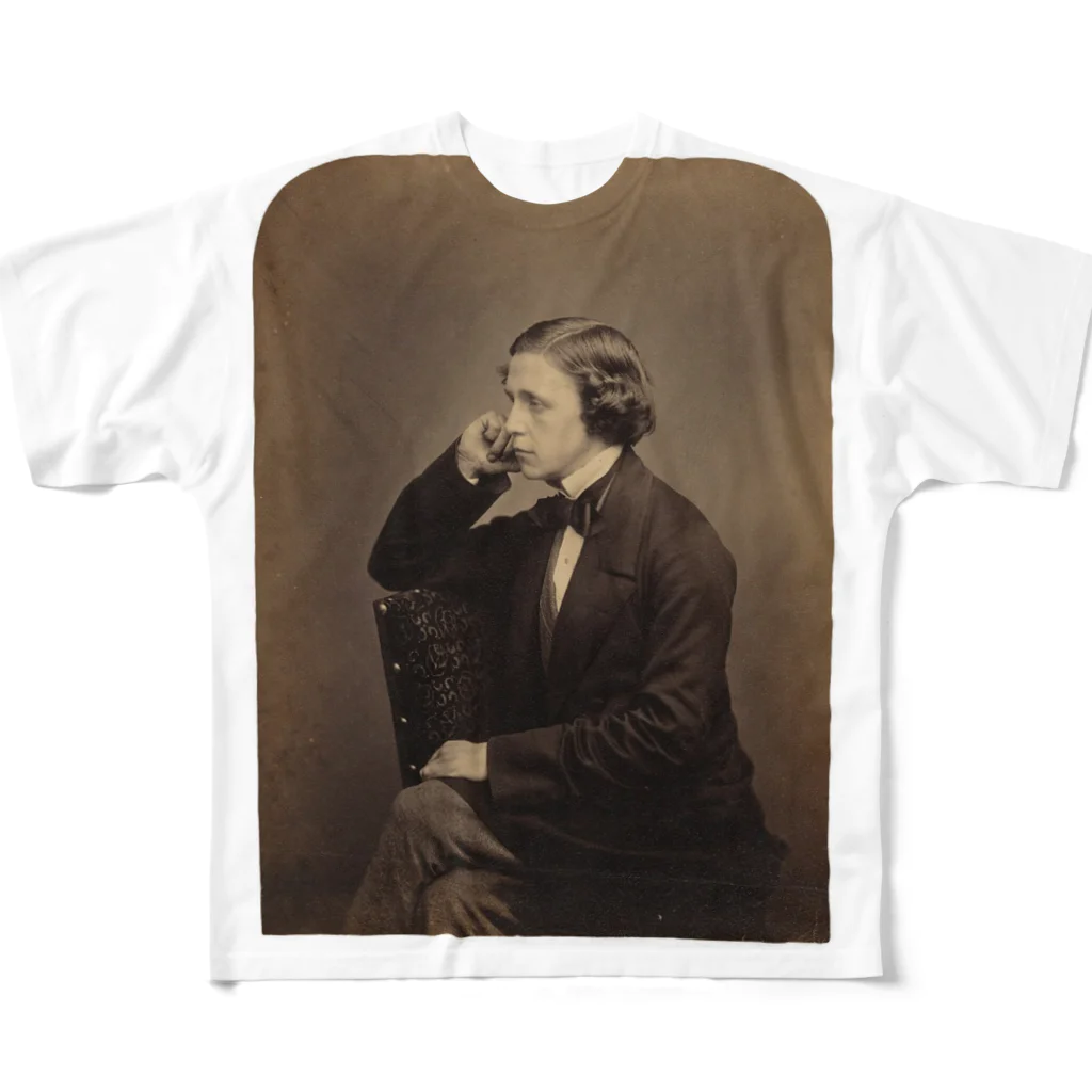 文豪の肖像、文学の世界のルイス・キャロル All-Over Print T-Shirt