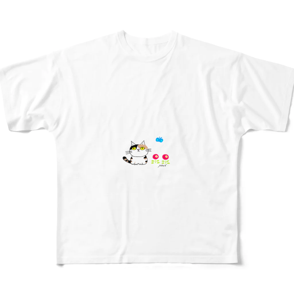 MIe-styleのNewみぃにゃん フルグラフィックTシャツ